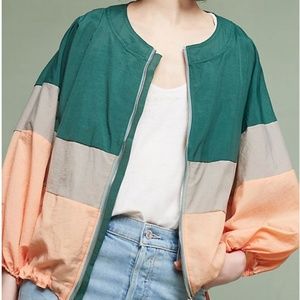 Colorblocked Windbreaker